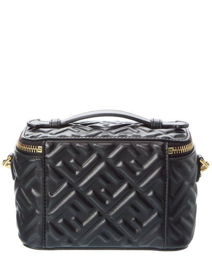 Fendi Ff Leather Vanity Case