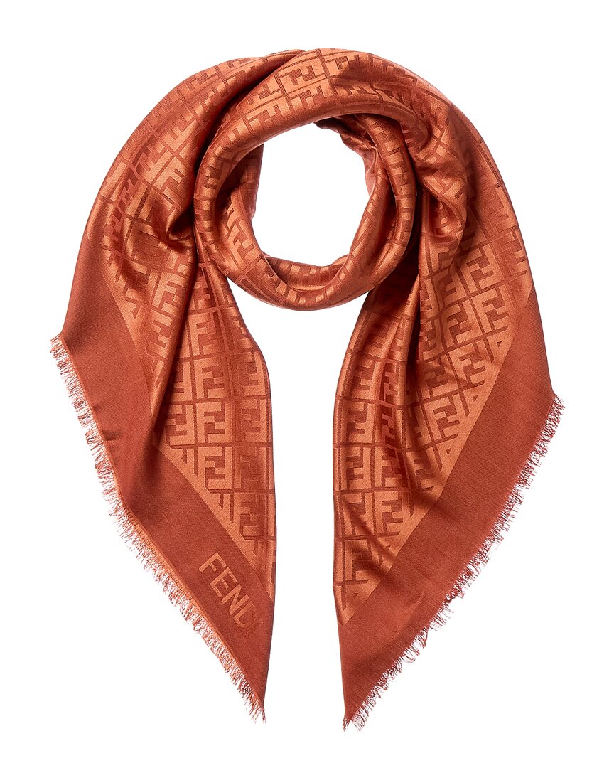 Fendi Silk & Wool-Blend Shawl