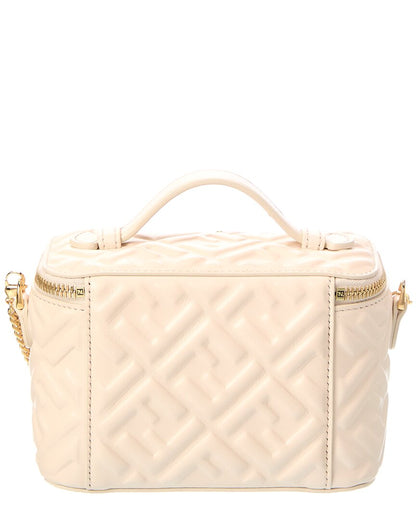 Fendi Ff Leather Vanity Case