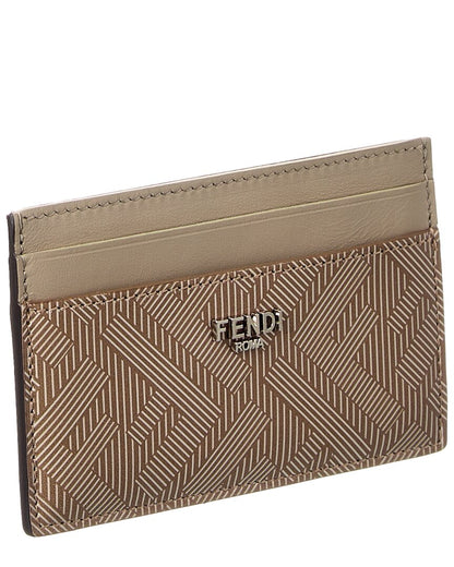 Fendi Shadow Leather Card Holder