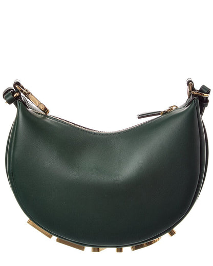 Fendi Fendigraphy Mini Leather Hobo Bag