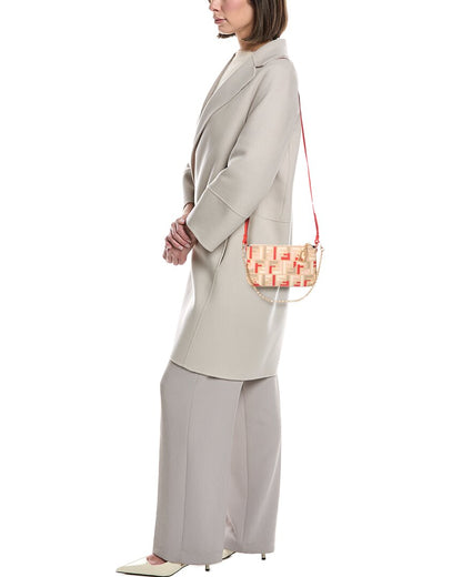 Fendi Baguette Ff Jacquard Pouch