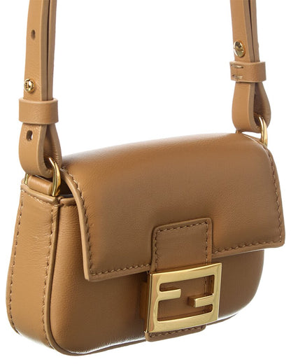 Fendi Baguette Leather Bag Charm