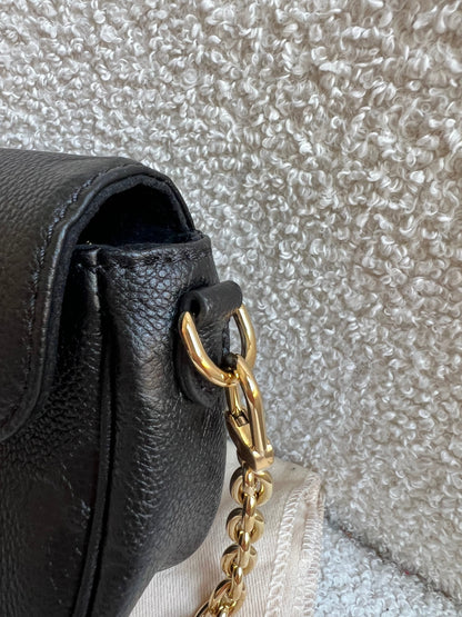 Louis Vuitton Ivy Wallet on Chain Bag Black Empreinte (RRP £1,490)