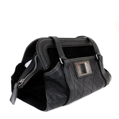 Chanel Quilted Lambskin Black Tote