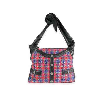Chanel Lambskin Tweed Black Handbag