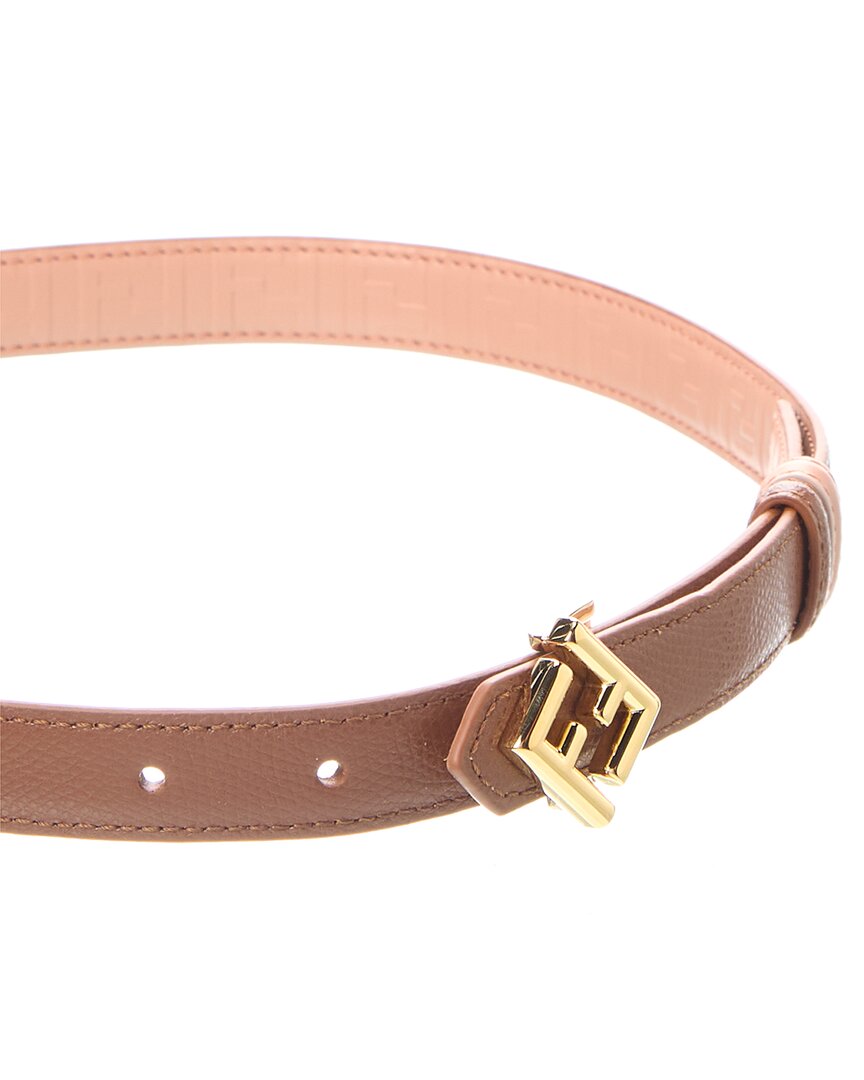 Fendi Ff Diamonds Reversible Leather Belt