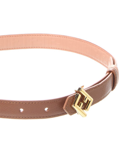 Fendi Ff Diamonds Reversible Leather Belt