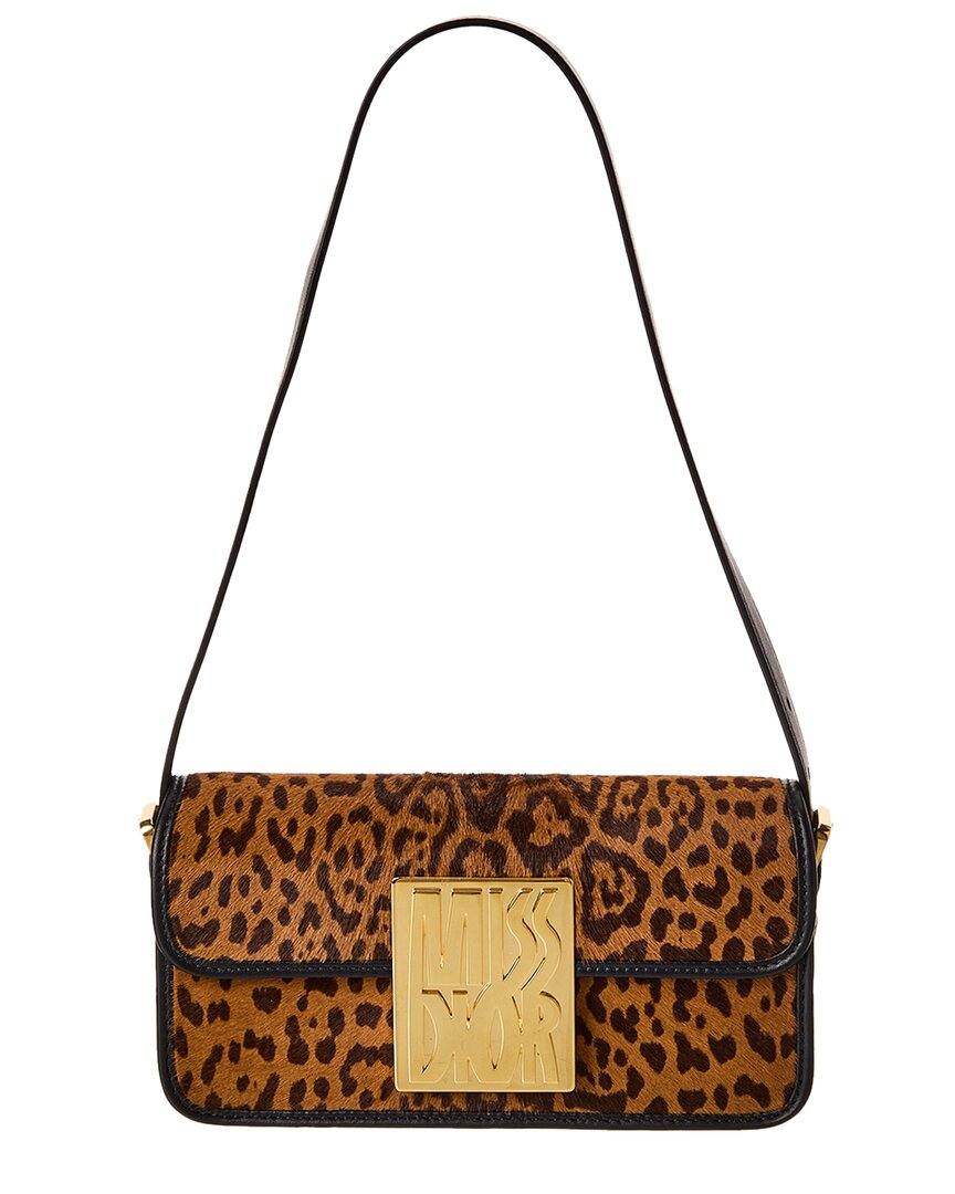 Dior Miss Dior Haircalf Leather Shoulder Bag