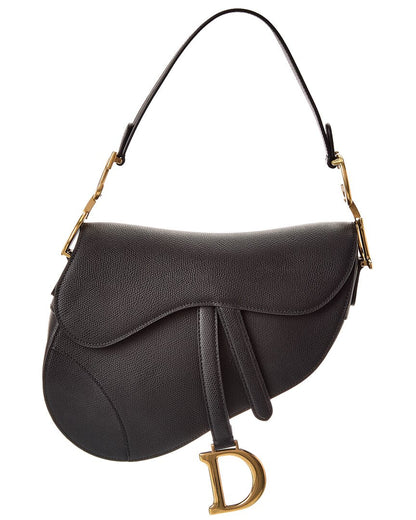 Dnu Dior Medium Saddle Leather Shoulder Bag ( )