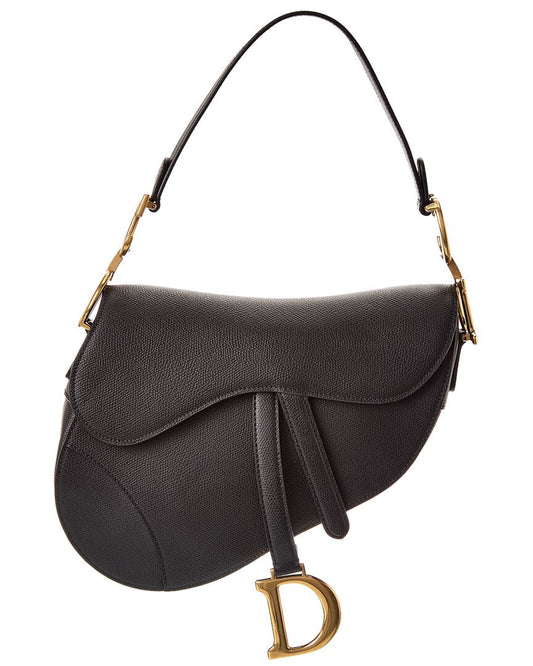 Dnu Dior Medium Saddle Leather Shoulder Bag ( )