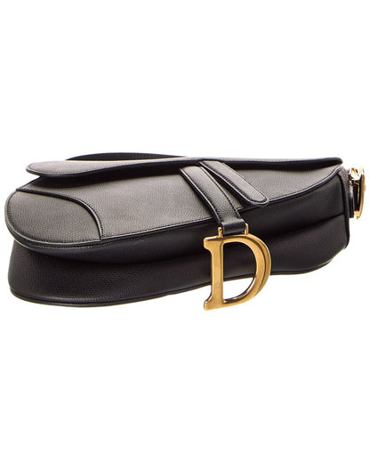 Dnu Dior Medium Saddle Leather Shoulder Bag