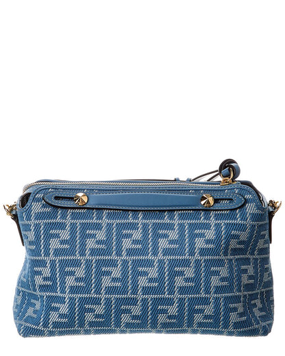 Fendi By The Way Selleria Medium Ff Jacquard & Leather Shoulder Bag