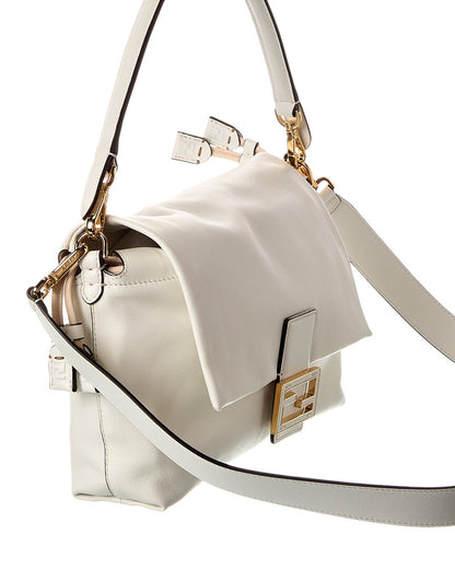 Fendi Mamma Baguette Medium Leather Shoulder Bag