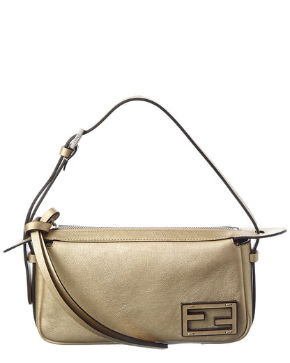 Fendi Simply Fendi Mini Leather Shoulder Bag