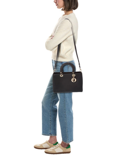 Dior Lady D-Sire Medium Leather Tote
