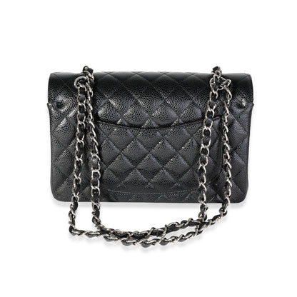Chanel Flap Small Classic Quilted Caviar Black Shoulder Bag