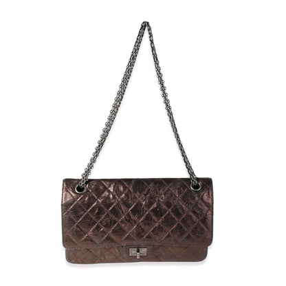 Chanel Bronze Metallic Quilted 2.55 Reissue 226 Bag