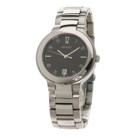 Gucci black steel watch