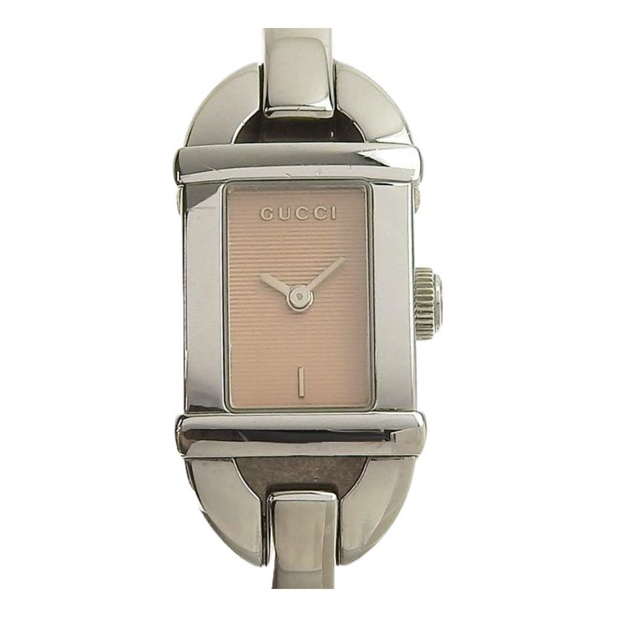 Gucci black steel watch