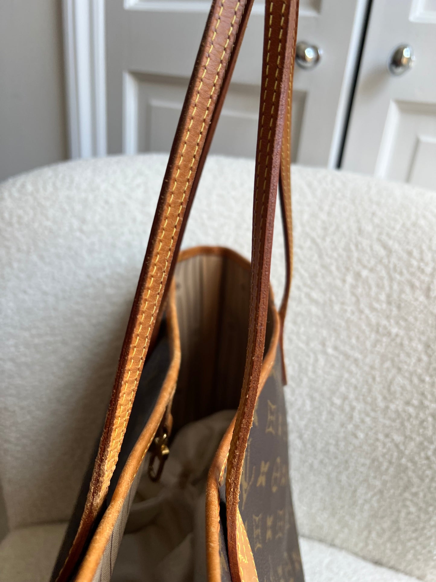 Louis Vuitton Neverfull MM Monogram Beige