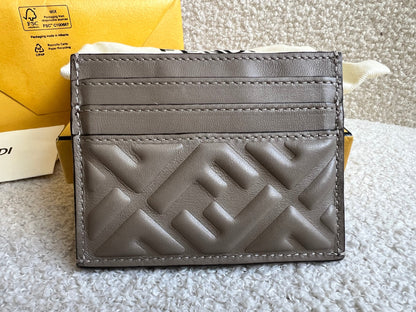 Fendi Grey Baguette Card Holder (RRP £320)
