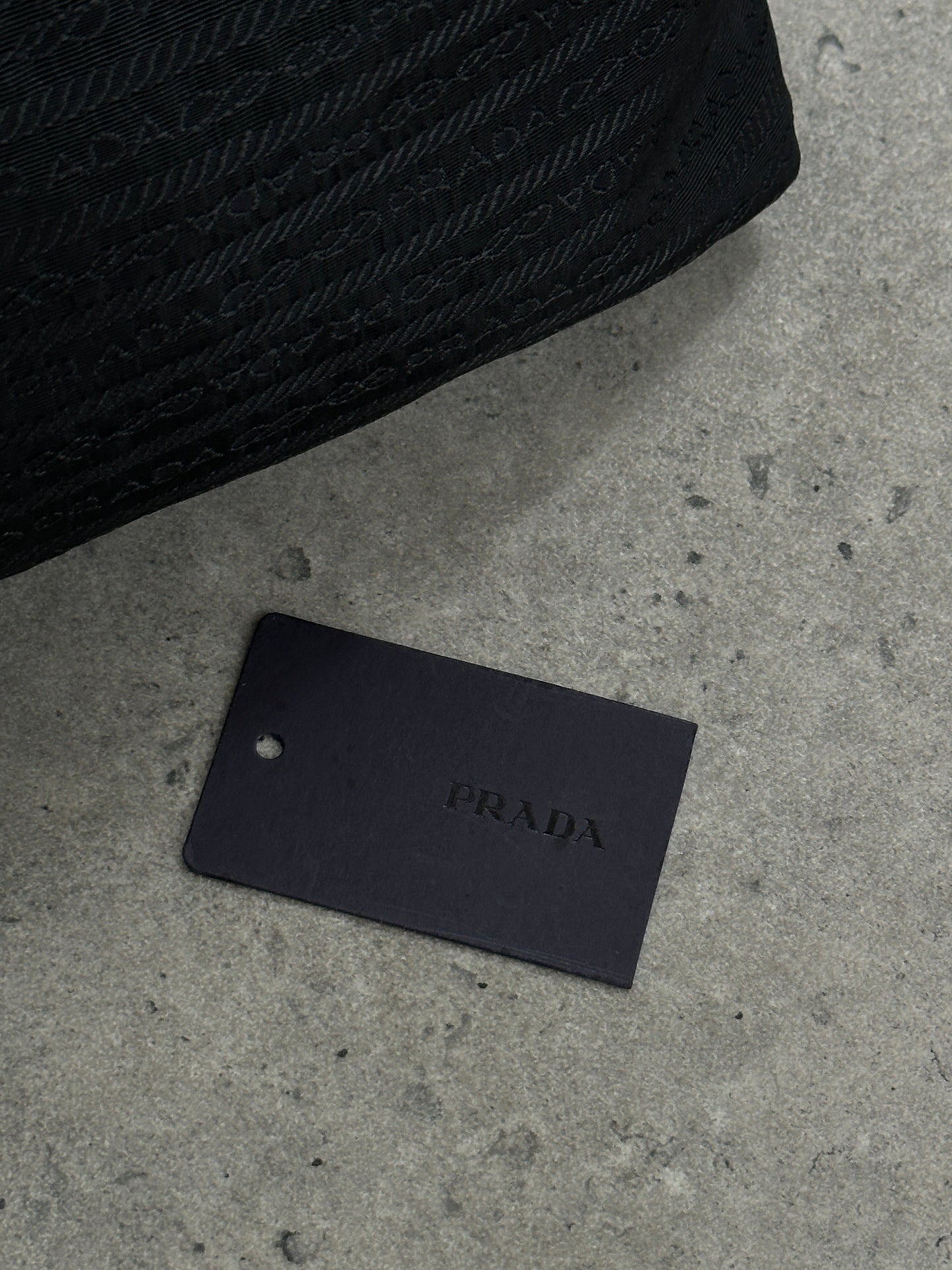 Prada Nylon Tessuto Monogram Crossbody Bag
