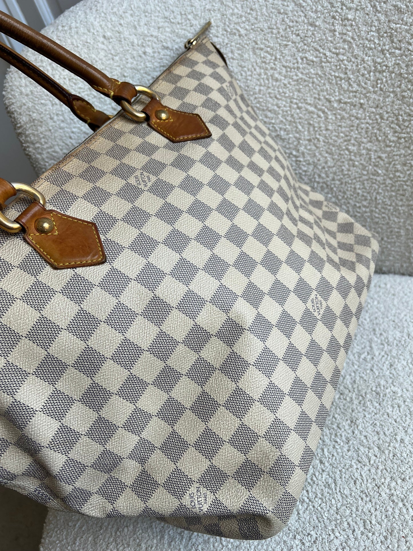 Louis Vuitton Saleya MM Tote Damier Azur
