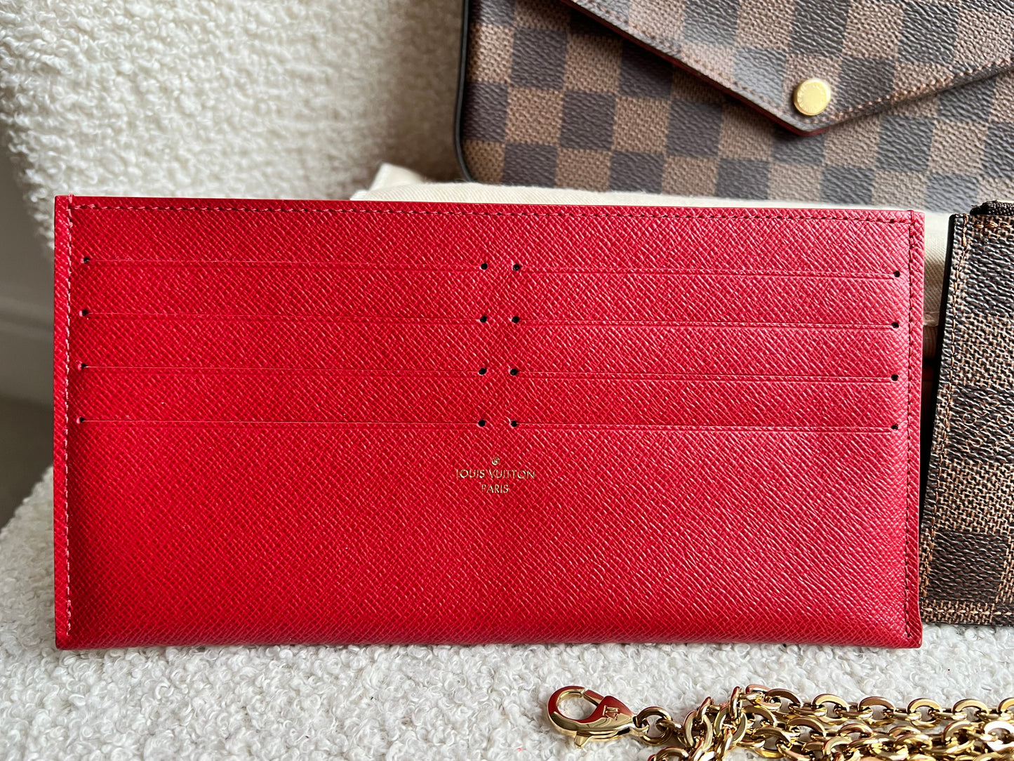 Louis Vuitton Felicie Pochette Damier Ebene (RRP £1110)