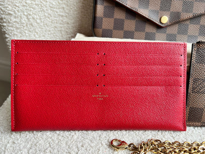 Louis Vuitton Felicie Pochette Damier Ebene (RRP £1110)