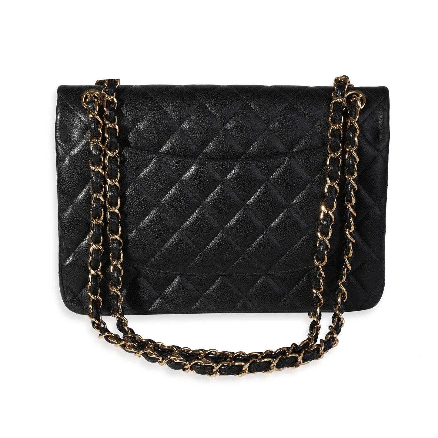 Chanel Flap Classic Quilted Caviar Black Shoulder Bag Style 2