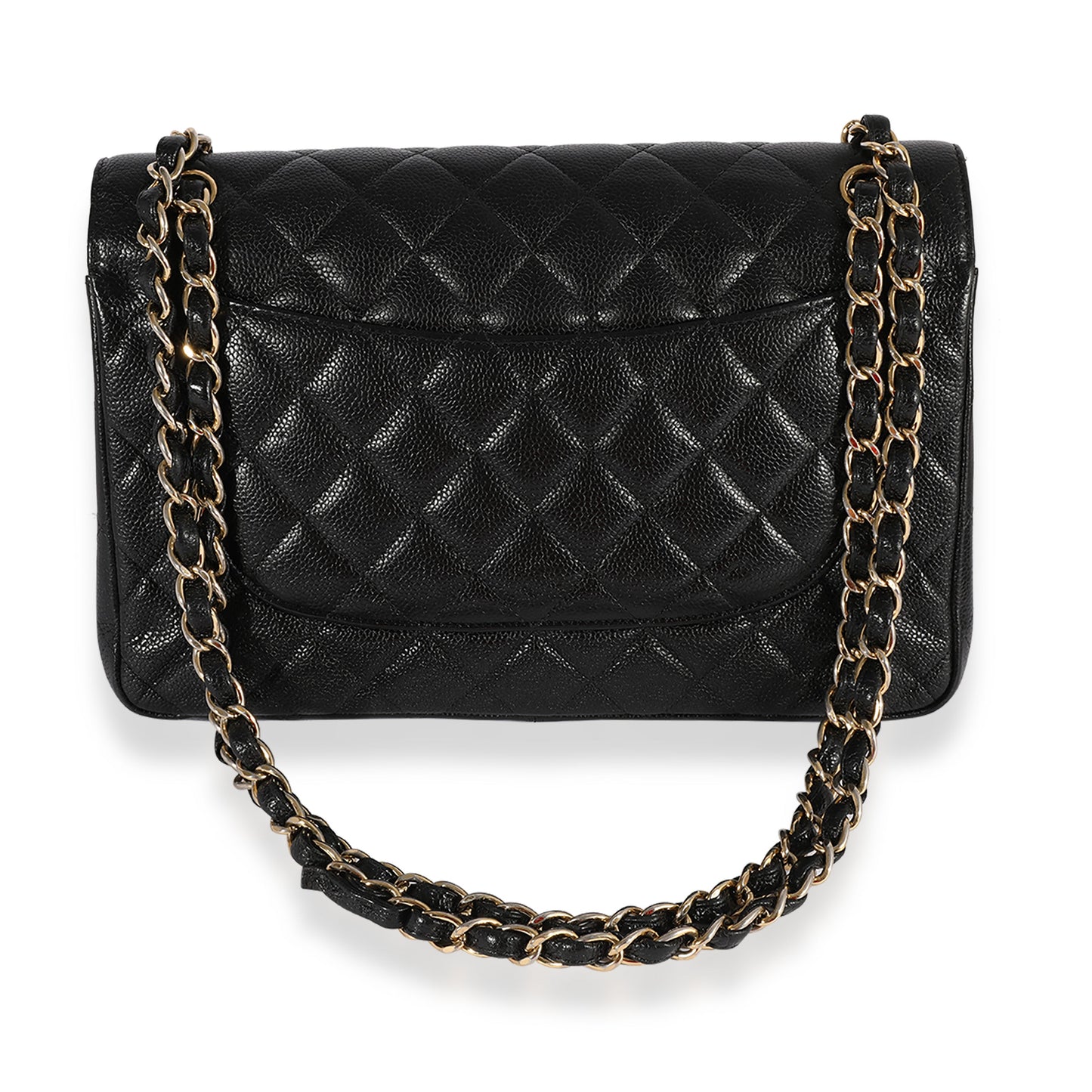 Chanel Flap Classic Quilted Caviar Black Shoulder Bag Style