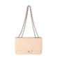 Chanel Flap Classic Quilted Caviar Beige Shoulder Bag Style 2