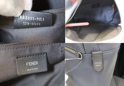 Fendi Luxury Canvas Red Backpack Style 4
