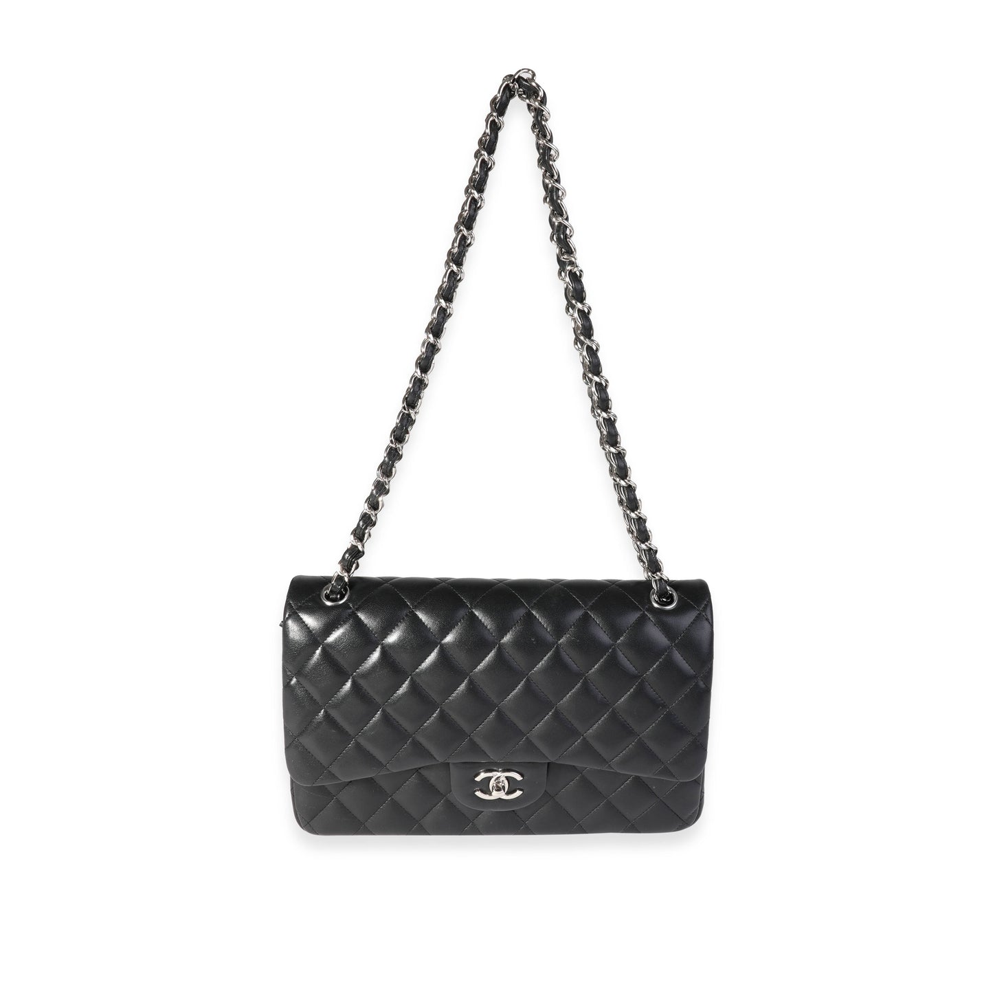Chanel Flap Classic Quilted Lambskin Black Shoulder Bag Style