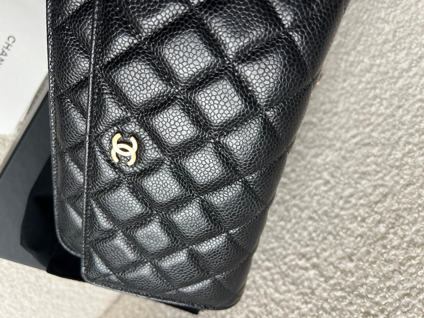 Chanel Black Caviar Wallet on Chain (RRP £2,930)
