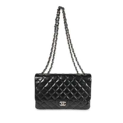 Chanel Flap Classic Quilted Lambskin Black Shoulder Bag Style 3