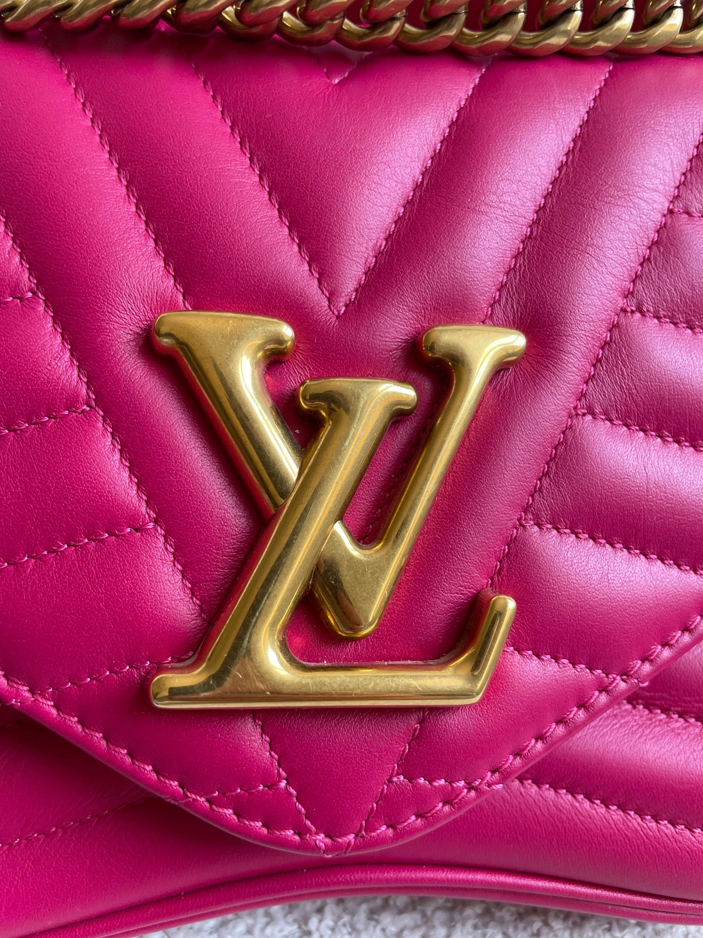 Louis Vuitton New Wave MM Bag in Pink