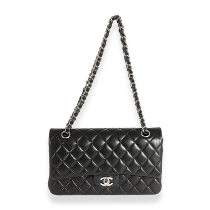 Chanel Flap Medium Classic Quilted Lambskin Black Shoulder Bag Style 2
