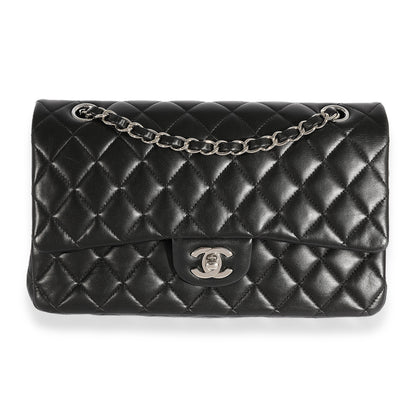 Chanel Flap Medium Classic Quilted Lambskin Black Shoulder Bag Style 2