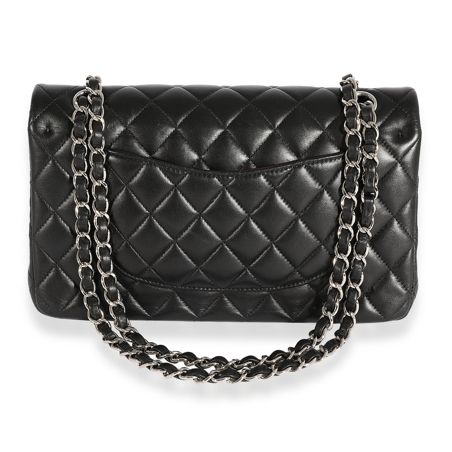 Chanel Flap Medium Classic Quilted Lambskin Black Shoulder Bag Style 2