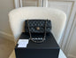 Chanel East West Flap in Black Caviar Silver Hardware