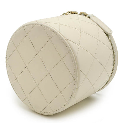 Chanel Vanity Small Calfskin Shoulder Bag