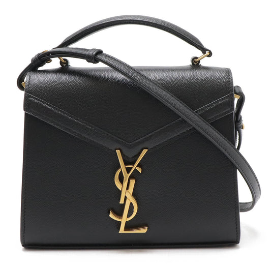 Saint Laurent Cassandra Leather Red Shoulder Bag Style 9