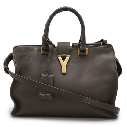 Saint Laurent Leather Red Handbag Style 25