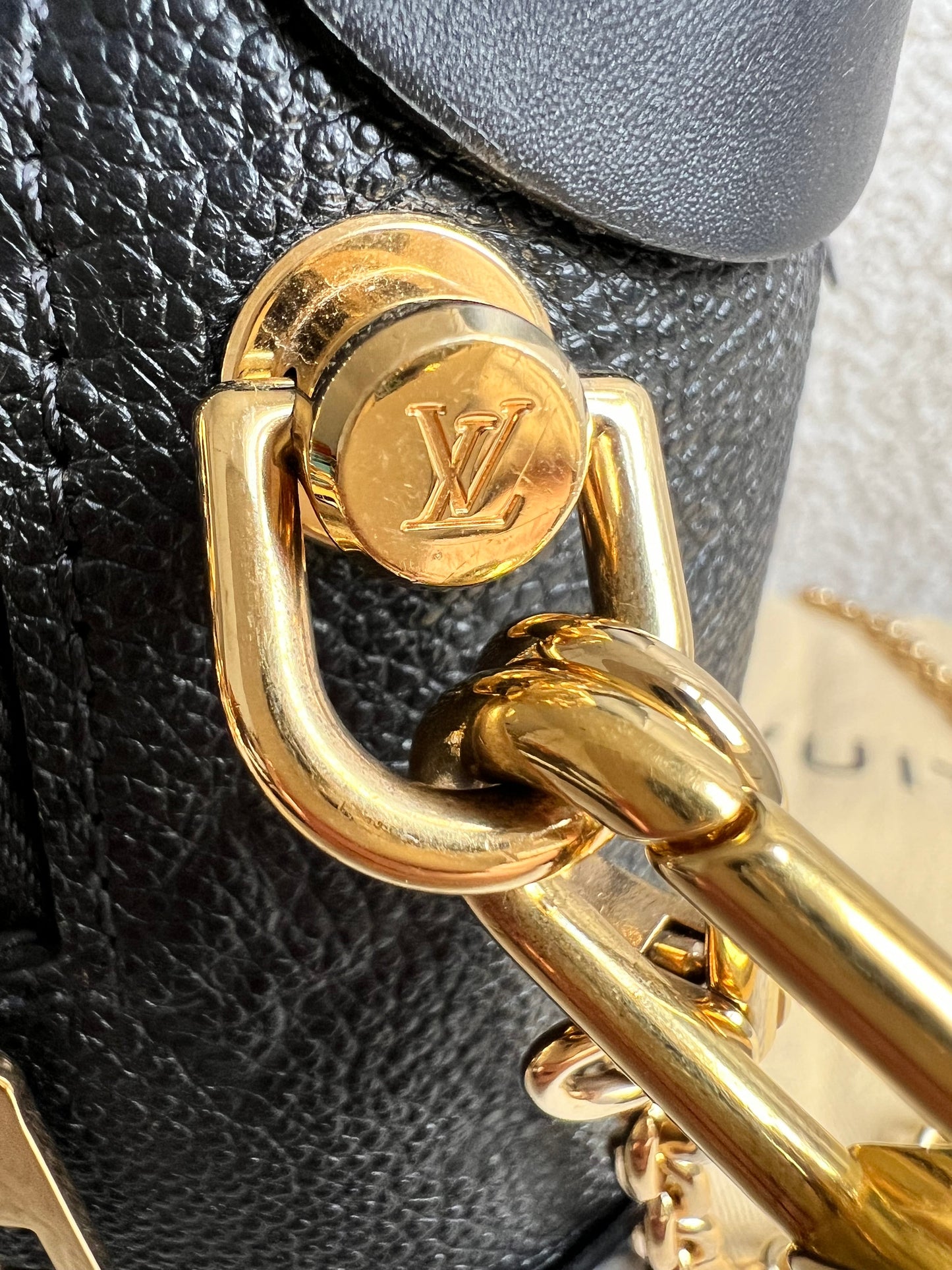Louis Vuitton Black Empreinte Petite Malle Souple Bag (RRP £2420)