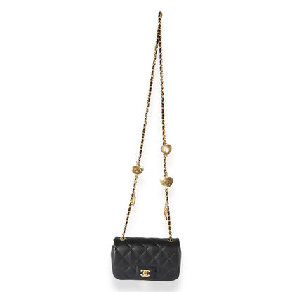 Chanel Black Quilted Lambskin Mini Flap Bag