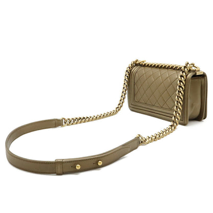 Chanel Boy Leather Shoulder Bag