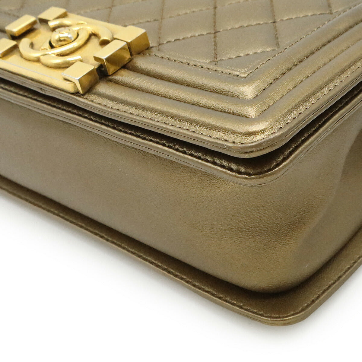 Chanel Boy Leather Shoulder Bag
