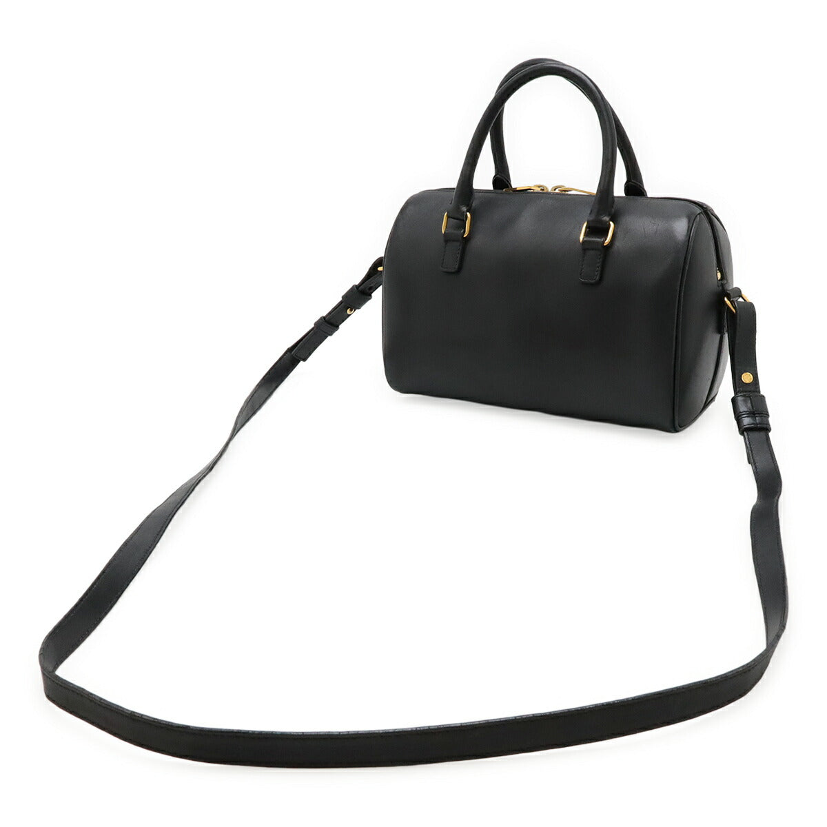 Saint Laurent Paris Baby Duffle Leather 2Way Handbag